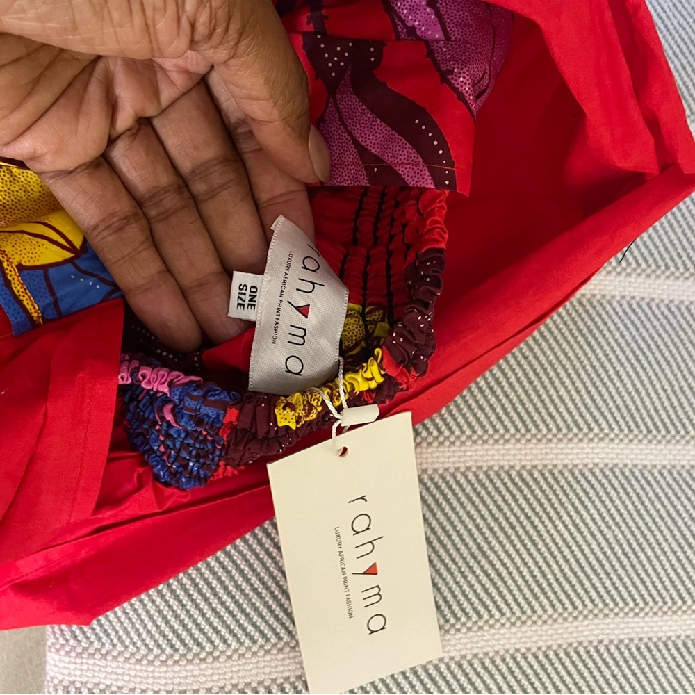 Rahyma Red Floral Infinity Maxi Dress NWT - Picture 3 of 3